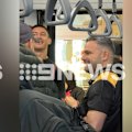 Joseph Manu has been spotted boarding a flight with PNG general manager Michael Chammas as he looked to secure a deal at the newest NRL expansion team.