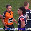 Paul Gallen and Phil Gould fire up about a penalty dealt to Harry Grant.