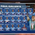 Former NSW captain Paul Gallen unveils his 19-man team for the State of Origin opener, with James Tedesco getting the nod at fullback.