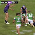 Hudson Young was cited late in the Raiders win over the Storm in Canberra.