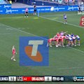 The Dragons score on the back of a scrum via Jayme Millard.