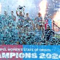 NSW lifts the State of Origin shield to celebrate a clean sweep.