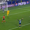 Three red cards were shown in a matter of seconds as Atalanta scored an injury time penalty to down Dortmund in the Champions League.