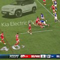 Jacob Preston is sent to the sin bin for a late shot on Isaiya Katoa. 