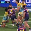 Nick Meaney gets it done with less than two minutes on the clock to win it for the Melbourne Storm. 