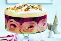 Plum pudding trifle