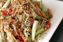 Stir-fried vegetables with vermicelli