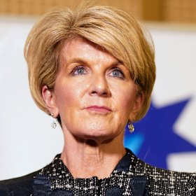 Foreign Minister Julie Bishop.