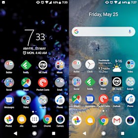 You can get a familiar home screen regardless of whether you're coming from a Sony phone or other Android.
