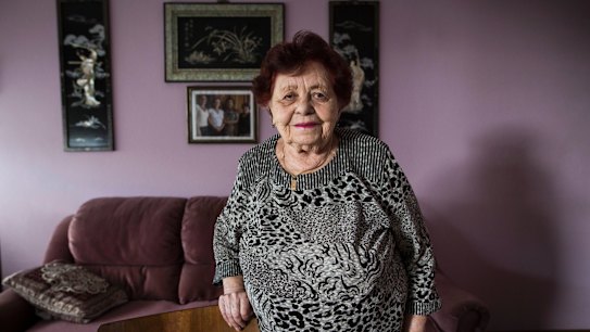"It's not true what they say, that it's not safe here": resident Fanya Tesler, 97.