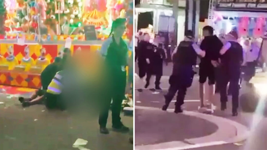 Paramedics say a 17-year-old male died after stab wound to chest during family event.