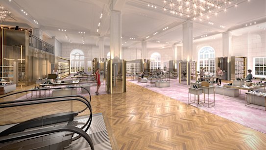 David Jones to launch country's largest shoe department