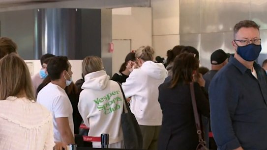 9News can reveal Qantas executives and corporate staffers were enjoying a wellness festival as airports along the east coast began to crumble under travel pressure.