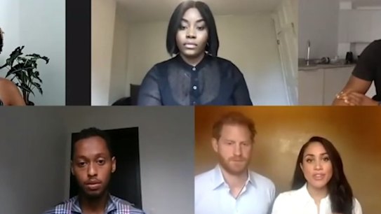 The Duke and Duchess of Sussex have joined a forum to speak out about racism and correcting the past wrongs of colonisation.