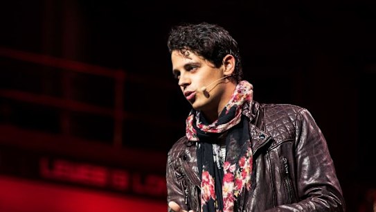 Controversial alt-right figure Milo Yiannopoulos.