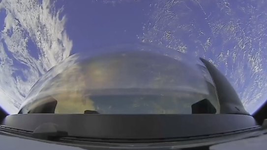 The SpaceX crew has flown past Australia as it begins an historic three-day mission in space.
