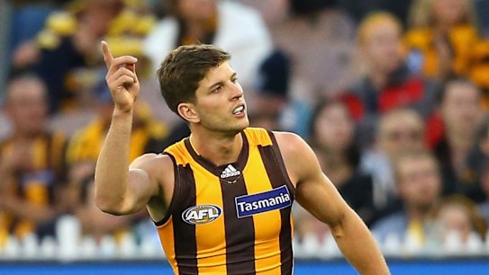 Luke Breust says he's 'certainly' staying in the brown and gold.