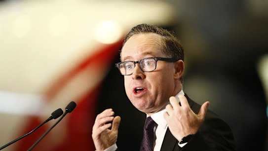 Qantas CEO Alan Joyce is confident the company's share price will continue to be strong. 