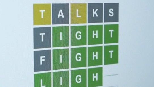 A word puzzle online game has taken the internet by storm. 