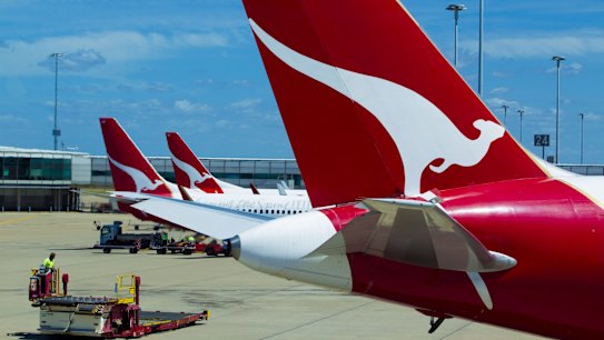 A faulty pressure gauge at a Qantas hangar in Brisbane has been blamed for the spill.