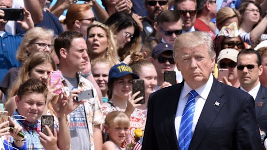 US President Donald Trump 