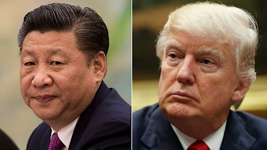 China's President Xi Jinping and his US counterpart Donald Trump are meeting at Mr Trump's Florida resort.