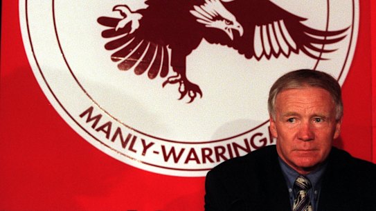 league 970822Tim Clayton Smh Sport

Manly Coach  Bob Fulton.