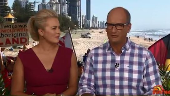 Sunrise once again swamped by Aboriginal protesters