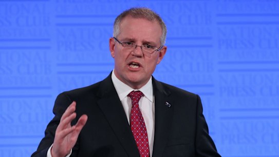Federal Treasurer Scott Morrison.