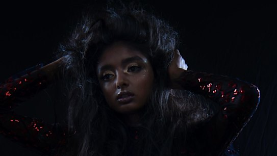 SUN HERALD. Photo of IMG model Sandali Jayasinghe for the launch of Sydney Fashion Week.?Photo by Nic Walker/Fairfax Media. Must include stylist credit? Model: SANDALI JAYASINGHE Hair + Makeup courtesy of MBFWA?s official partners - Scott Sheehy for Toni&guy Australia and Ashley Wells for Napoleon Perdis. Photographer : Nic Walker Art Director: Mags King