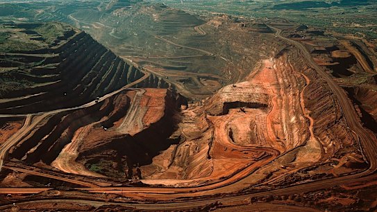 BHP's Mount Whaleback mine in Western Australia.
