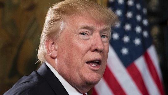 US President Donald Trump 