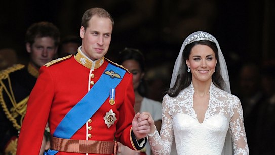 Prince William and Catherine.