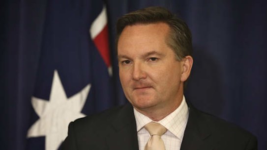Chris Bowen acting ALP leader in Parliament House Canberra on 16 September 2013.