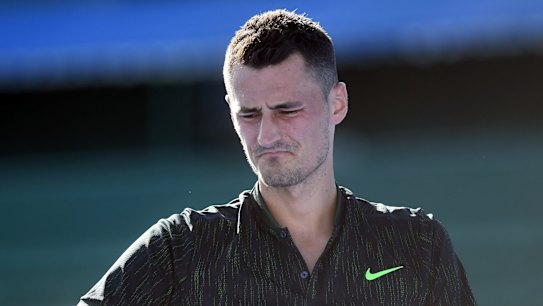 Bernard Tomic's future in tennis is unclear.
