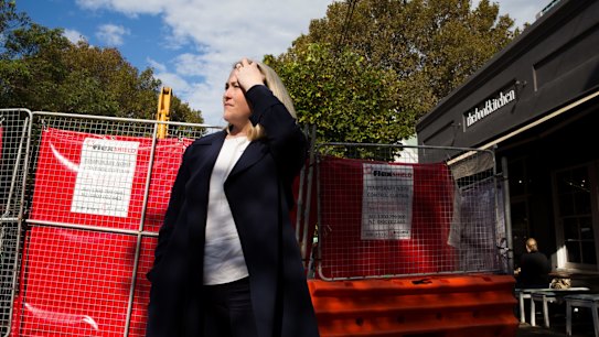 Book Kitchen co-owner Amelia Birch says turnover has plunged. "They told us they would be there until early next year but I don't know if we can keep going until then."