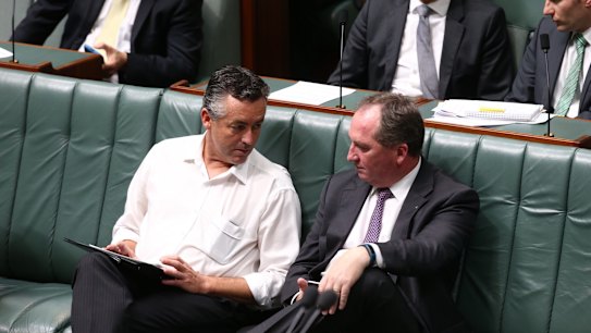 Nationals defend their own after Barnaby Joyce's 'scum of the earth' attack