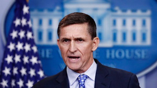 Michael Flynn has been under pressure over his contact with Russia.