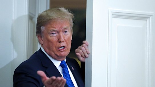 US President Donald Trump 