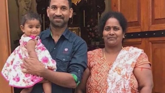 The Federal Court has stopped the deportation of a family from the Queensland town of Biloela but they remain in Christmas Island Detention Centre for now.