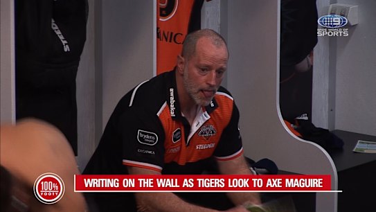 Rugby league guru Phil Gould has pinpointed where Wests Tigers have gone wrong in their handling of Michael Maguire's future.