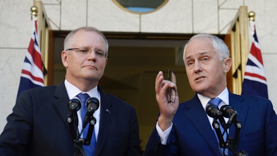 Prime Minister Malcolm Turnbull and Treasurer Scott Morrison.