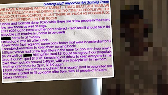 'Do whatever you have to': Woolworths staff rewarded for spying on pokie players