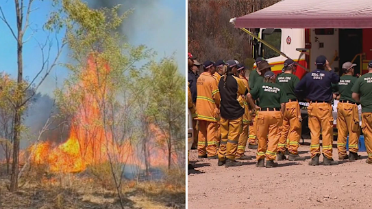 High winds and hot temperatures are set to worsen Queensland bushfire emergency.
