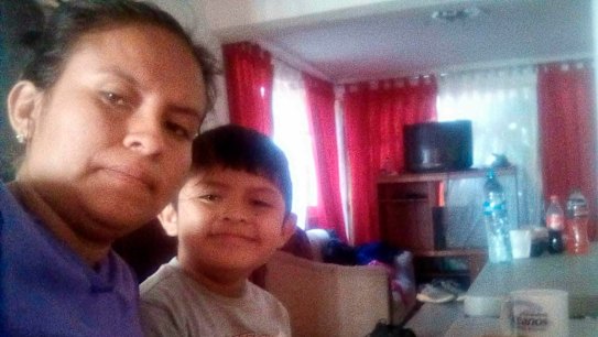 'Don't leave me, Mum': Detainee tells of separation from son