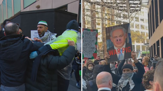 The US Consulate in Melbourne and offices of several high-profile Labor MPs have been vandalised by pro-Palestine protesters.