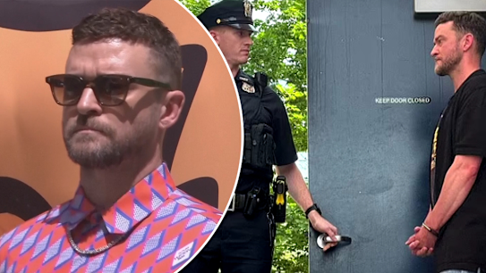 Justin Timberlake has spent the night behind bars on allegations he was driving while intoxicated on New York's Long Island. 