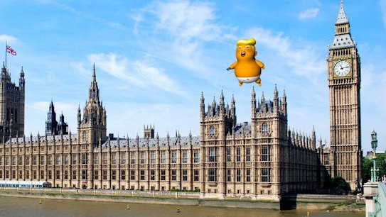 'Trump baby' blimp to fly in London during President's visit