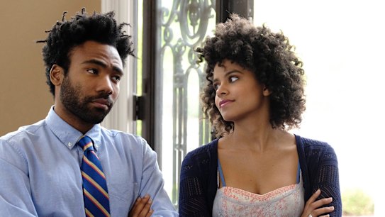 Donald Glover and Zazie Beetz in acclaimed drama <i>Atlanta</i>, which streams on SBS On Demand.