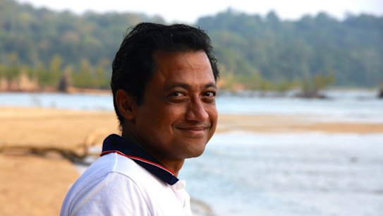 Rasheed Yousuf, from Nancowrie Island, in the Nicobar Islands in the Bay of Bengal.